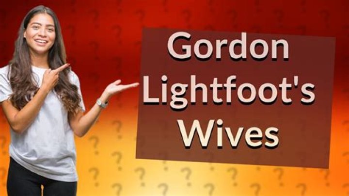 The Wives Of Gordon Lightfoot